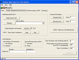 AWCapi Pro Demo Program - Various Supplementary Services